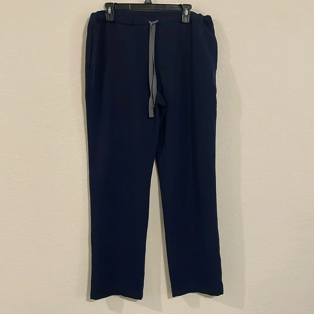 Figs Men’s Scrub Pants Medium Blue Technical Collection Basic Stretch Causal